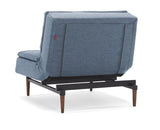 Dublexo Styletto Loungestol m. røget egeben, Soft/Indigo - UNOLIVING.COM