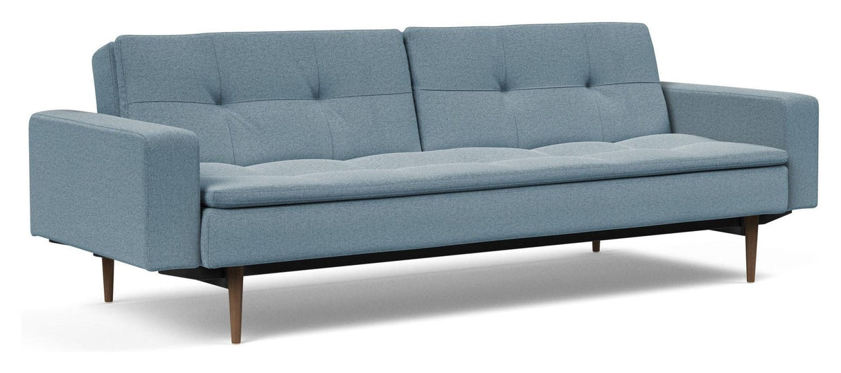 Dublexo Styletto Sovesofa m. armlæn, Soft/Indigo - UNOLIVING.COM