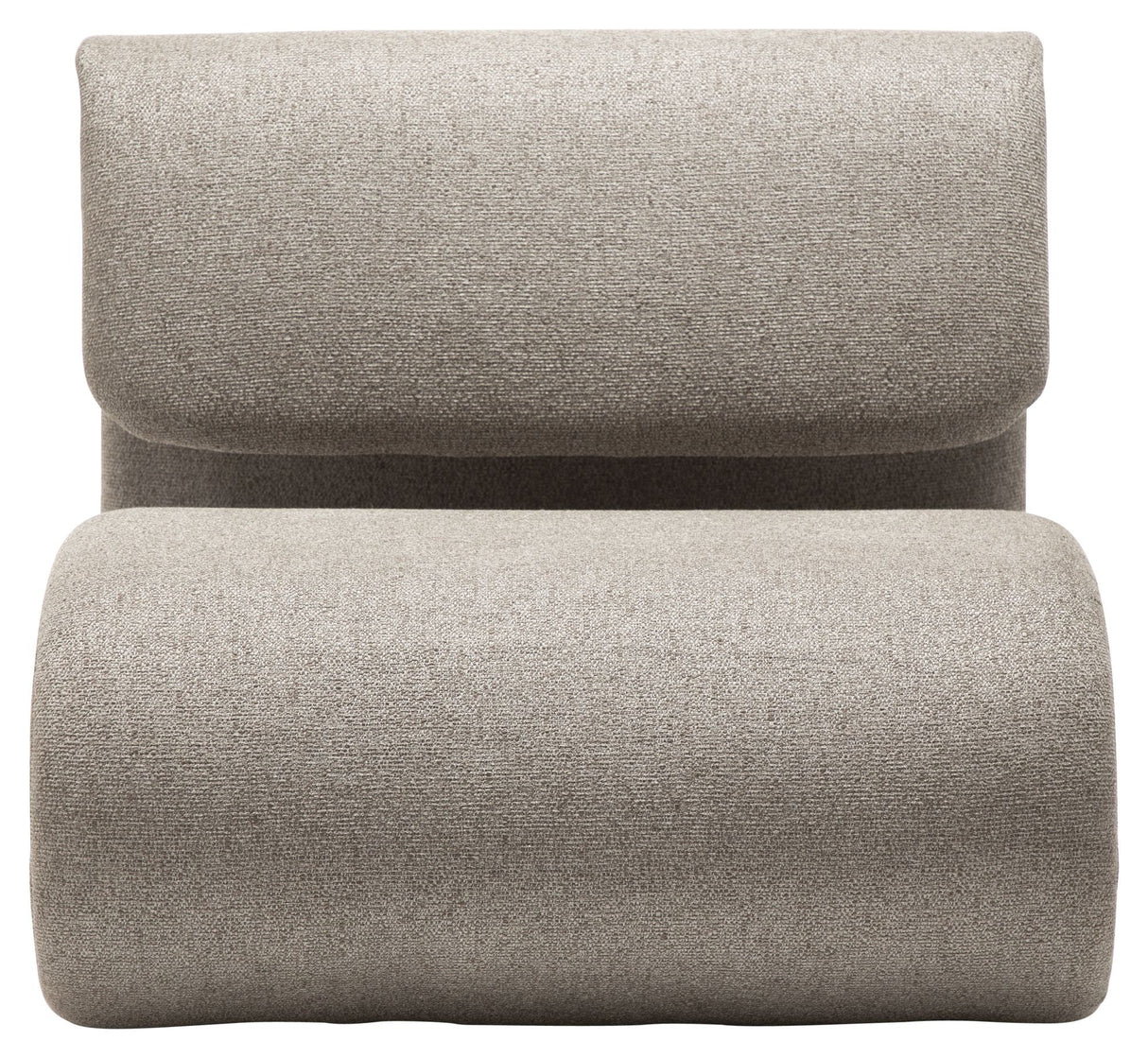 Dubna Loungestol, pebble earth bouclé stof - UNOLIVING.COM