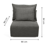 Dune Sofa 1-pers., Anthracite