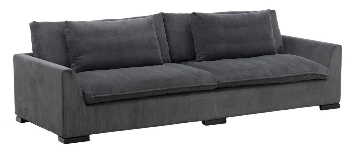 Durham 3 - pers sofa - Mørkegrå - UNOLIVING.COM