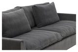 Durham 3 - pers sofa - Mørkegrå - UNOLIVING.COM