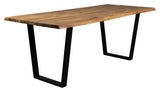 Dutchbone Aka Spisebord Acacia/Sort, 220x90 - UNOLIVING.COM