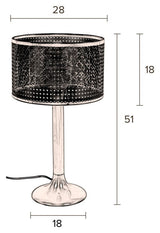 Dutchbone Barun Bordlampe - Messing - UNOLIVING.COM