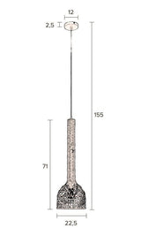 Dutchbone Boo Pendel Bambus - UNOLIVING.COM