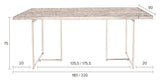 Dutchbone Class Spisebord 90x220, Acacie - UNOLIVING.COM