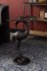 Dutchbone Crane Sidebord Ø40 Sort - UNOLIVING.COM