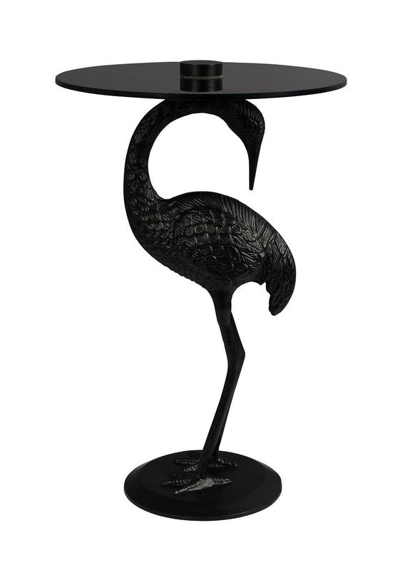 Dutchbone Crane Sidebord Ø40 Sort - UNOLIVING.COM