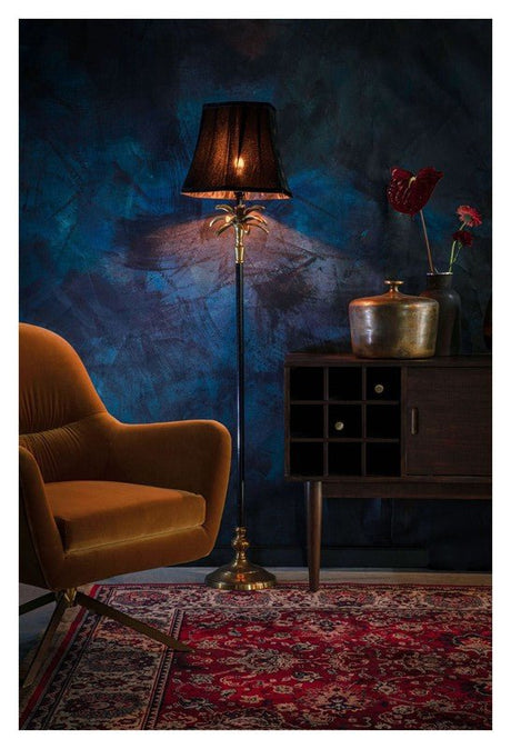 Dutchbone Cresta Gulvlampe, Sort - UNOLIVING.COM