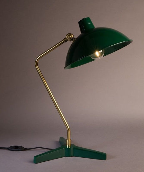 Dutchbone Devi Bordlampe, Grøn - UNOLIVING.COM