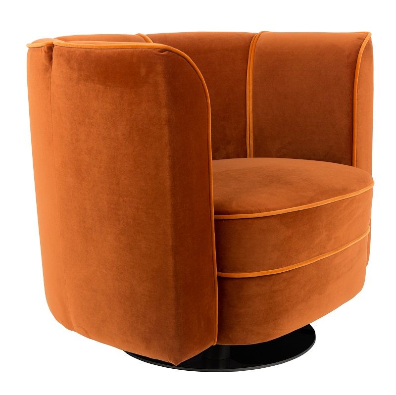 Dutchbone Flower Loungestol Orange - UNOLIVING.COM