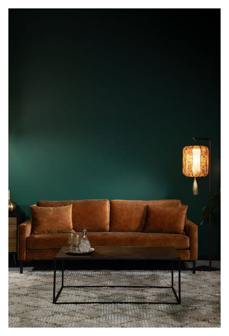 Dutchbone Houda 3-pers. Sofa, Caramel - Unoliving.com