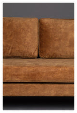 Dutchbone Houda 3-pers. Sofa, Caramel - Unoliving.com