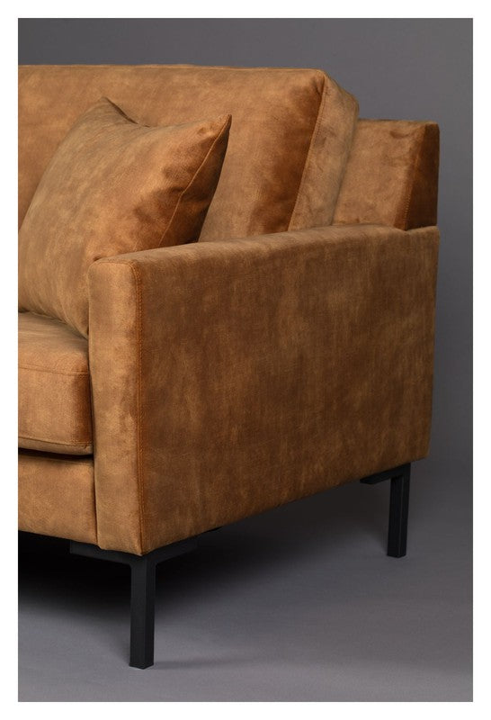 Dutchbone Houda 3-pers. Sofa, Caramel - Unoliving.com