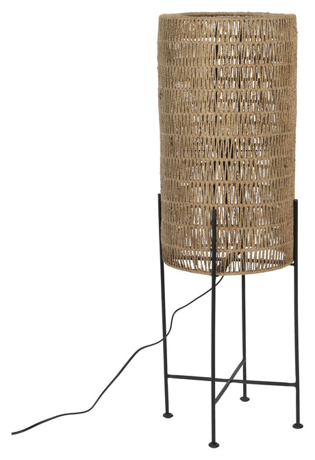 Dutchbone Kari Gulvlampe, Jute/Jern - Unoliving.com