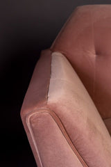 Dutchbone Kate 2-pers. Sofa Pink, clay - Unoliving.com