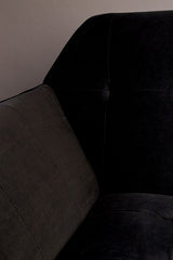 Dutchbone Kate 2-pers. Sofa, Sort - Unoliving.com