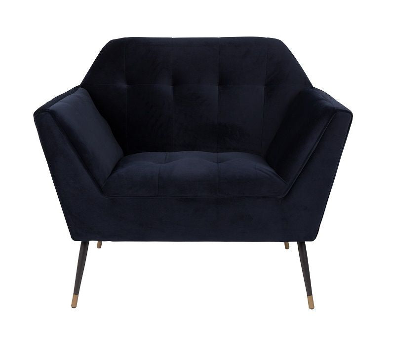 Dutchbone Kate Loungestol, Deep blue - Unoliving.com