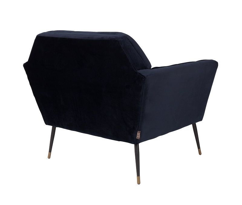 Dutchbone Kate Loungestol, Deep blue - Unoliving.com