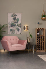 Dutchbone Kate Loungestol, Pink clay - Unoliving.com