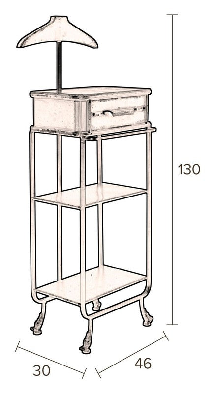 Dutchbone Lion Tøjstativ, Antik - Unoliving.com