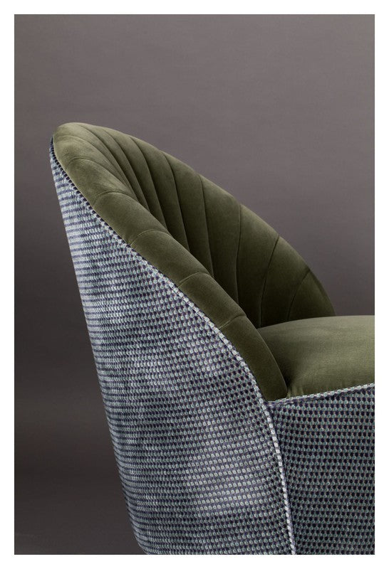 Dutchbone Madison Loungestol, Olive - Unoliving.com