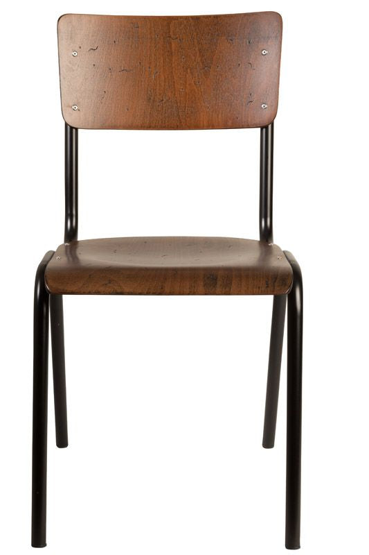 Dutchbone Scuola Spisebordsstol Finér - Unoliving.com