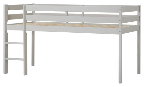 ECO Comfort halvhøj seng inkl. lamelbund 90x200 cm, Dove Grey - Unoliving.com