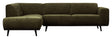 Statement Sofa m. venstrevendt Chaiselong, Warm Green - Unoliving.com