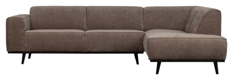 Statement Sofa m. højrevendtvendt Chaiselong, Taupe - Unoliving.com