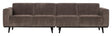 Statement 4-pers. Modulsofa - Taupe - Unoliving.com