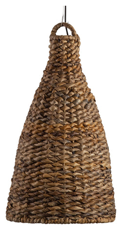 Trapezium Pendel Abaca Natur, Ø80 - Unoliving.com