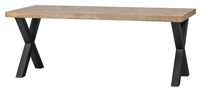 Woood Tablo Spisebord - Herringbone/X-ben, 200x90 - Unoliving.com