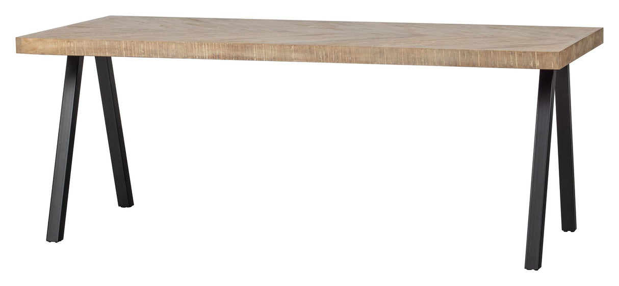 Woood Tablo Spisebord - Herringbone/V-ben, 200x90 - Unoliving.com