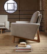 Egsmark 2-pers. sofa, Dark sand - Unoliving.com