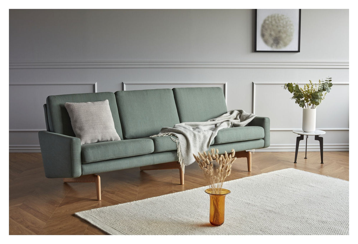 Egsmark 3-pers. Sofa, grøn - Unoliving.com