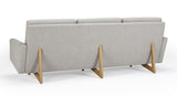 Egsmark 3-pers. sofa, Dark sand - Unoliving.com