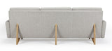 Egsmark 3-pers. sofa, Dark sand - Unoliving.com