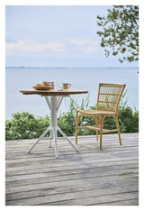 Elisabeth Exterior Havestol, Alu-Rattan - Unoliving.com