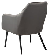 Embrace Loungestol, alu velourm. sort ben - Unoliving.com