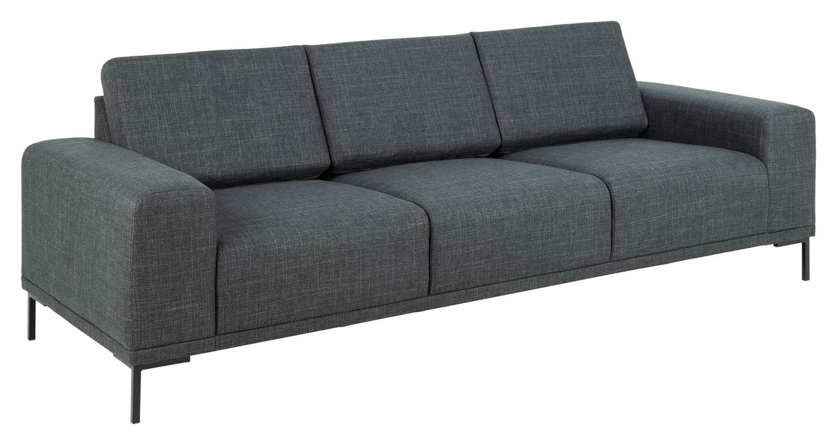 Emerson Sofa Grå, 3-pers sofa - Unoliving.com