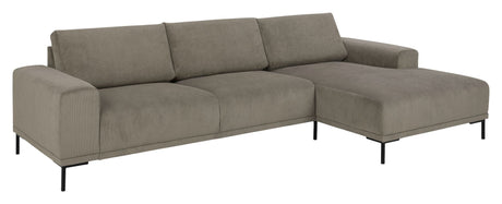 Emerson Sofa m. chaiselong højrevendt, Beige - Unoliving.com