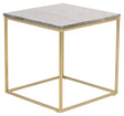 Estelle Sidebord - Grå Marmor Top, 50x50 - Unoliving.com