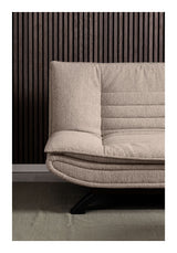 Faith Sovesofa m. click og clack, Beige stof - Unoliving.com