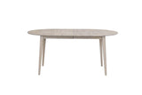 Filippa Ovalt Spisebord, hvidpigment eg, 170x105 - Unoliving.com