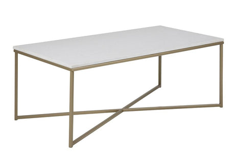 Filippa Sofabord 120x60, Hvid marmor - Unoliving.com