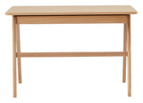 Findahl Home Desk Skrivebord, Hvidpigmenteret eg - Unoliving.com