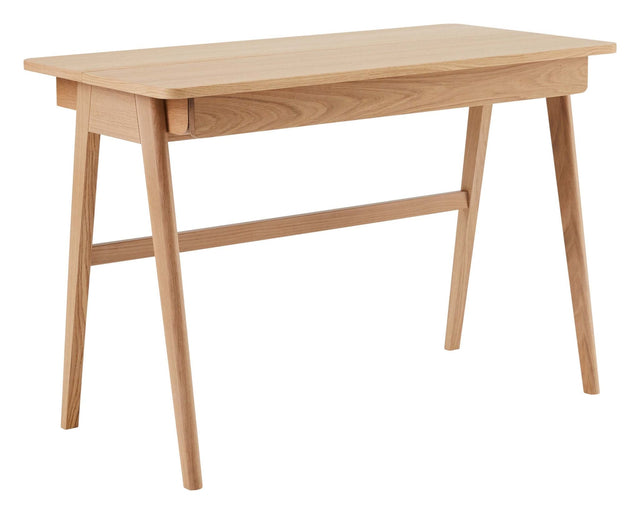 Findahl Home Desk Skrivebord, Hvidpigmenteret eg - Unoliving.com