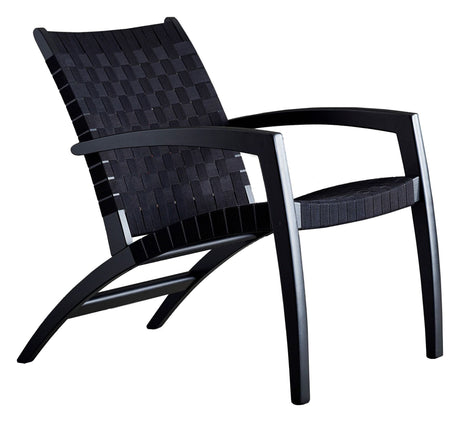 Findahl Luna Loungestol, eg/sort m. flet gjord, Sort - Unoliving.com