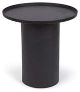 Fleksa Sidebord, Ø45, Sort metal - Unoliving.com